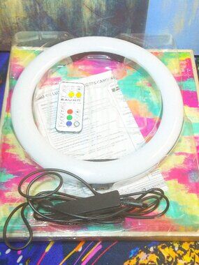 NEW BAUHN RING LIGHT WITH COLOR CHANGING LED & REMOTE
